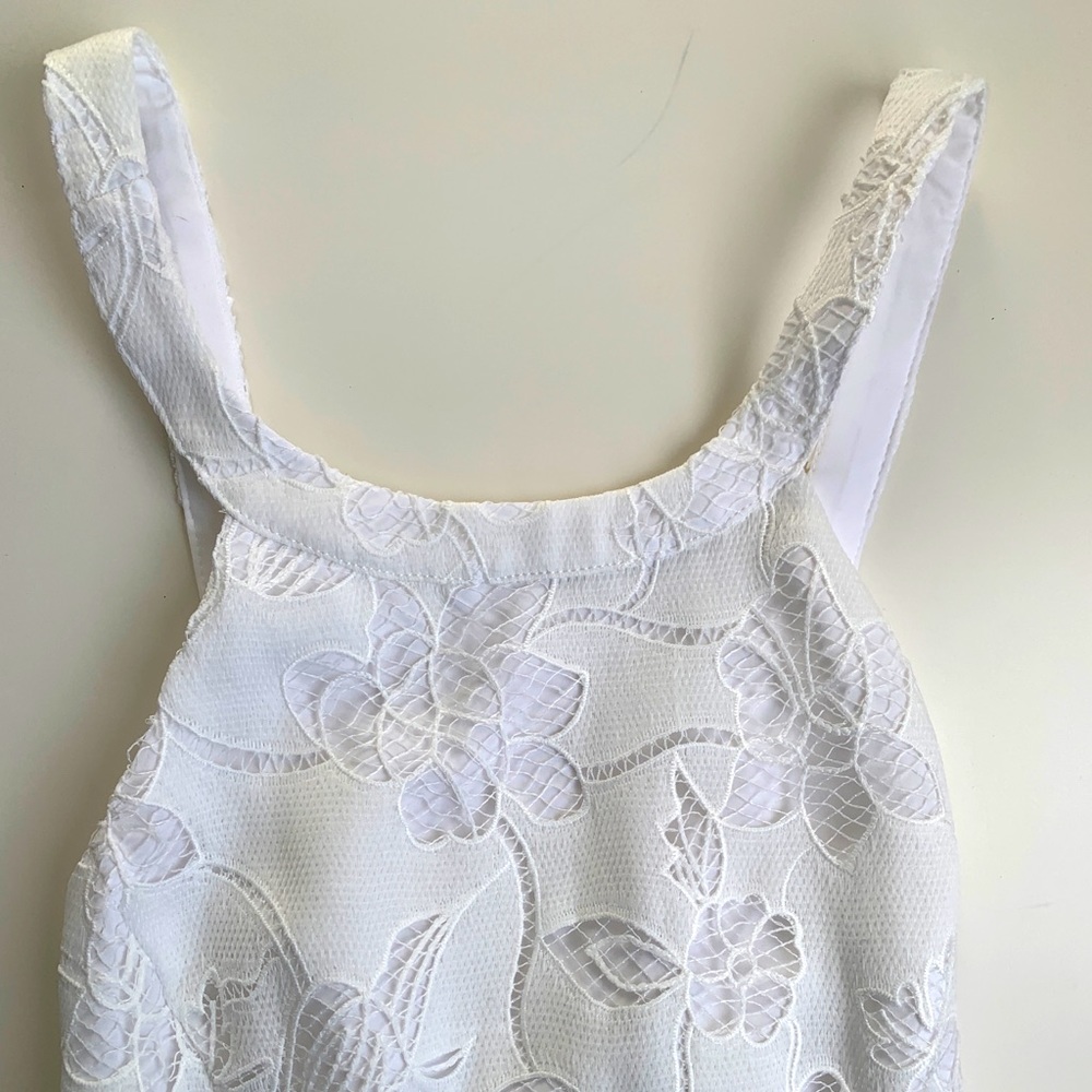 Guess Los Angeles White Lace Dress